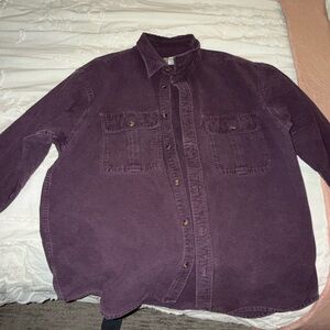 Vintage Cabela's Deep Purple Chamois Shirt